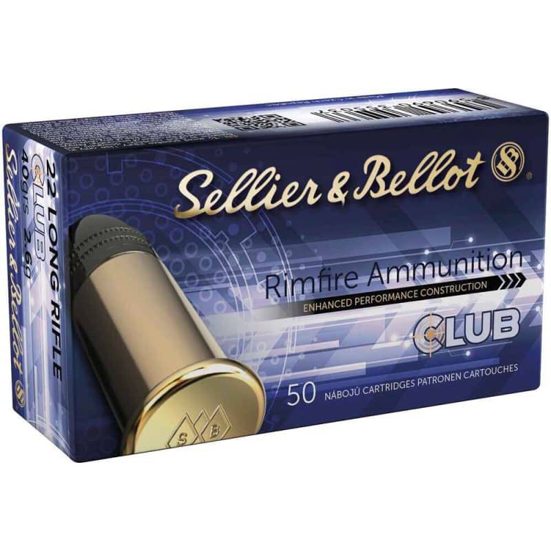 S&B 22lr Club 40gr ammunition (50) Local pick-up only